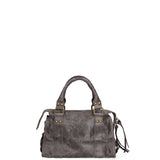Erisia Borsa a spalla da donna Vera pelle 06091-042 GRIGIO SCURO Gave Lux