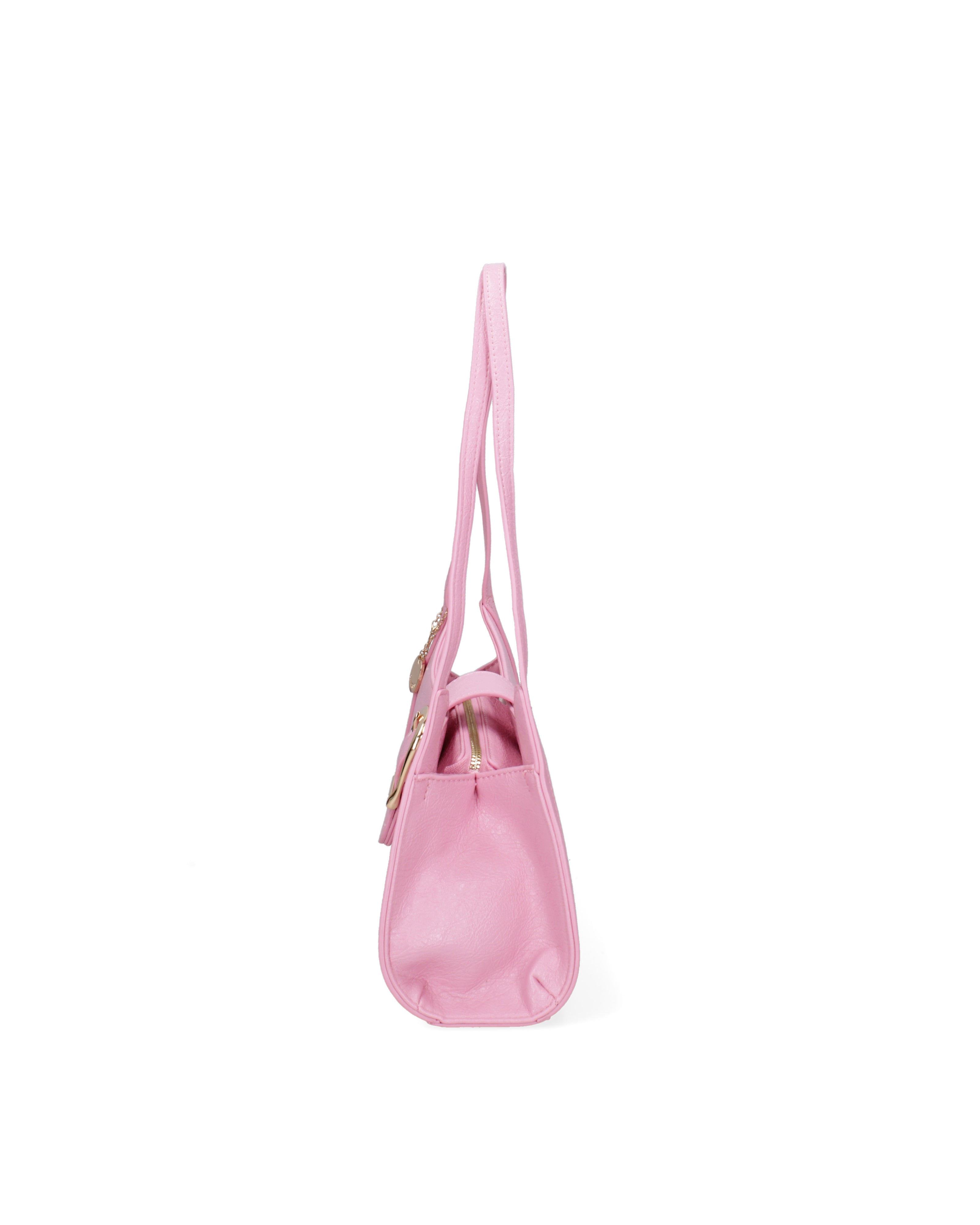 Borsa a spalla da donna Ecopelle DC3532-2-PINK Diana&co