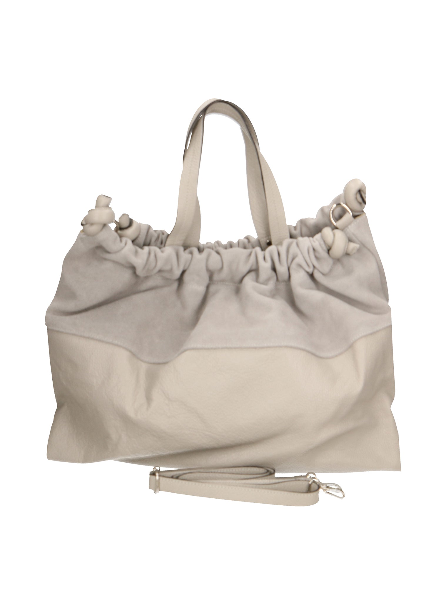 Firenze Borsa a mano da donna Vera pelle 01838-D86 GRIGIO PERLA PEARL GREY Gave Lux
