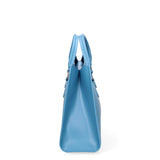 Borsa a mano da donna 100% Pvc FLAT-WOOD-M 24-SUGAR BLUE - BRUSH CDF Marc Ellis