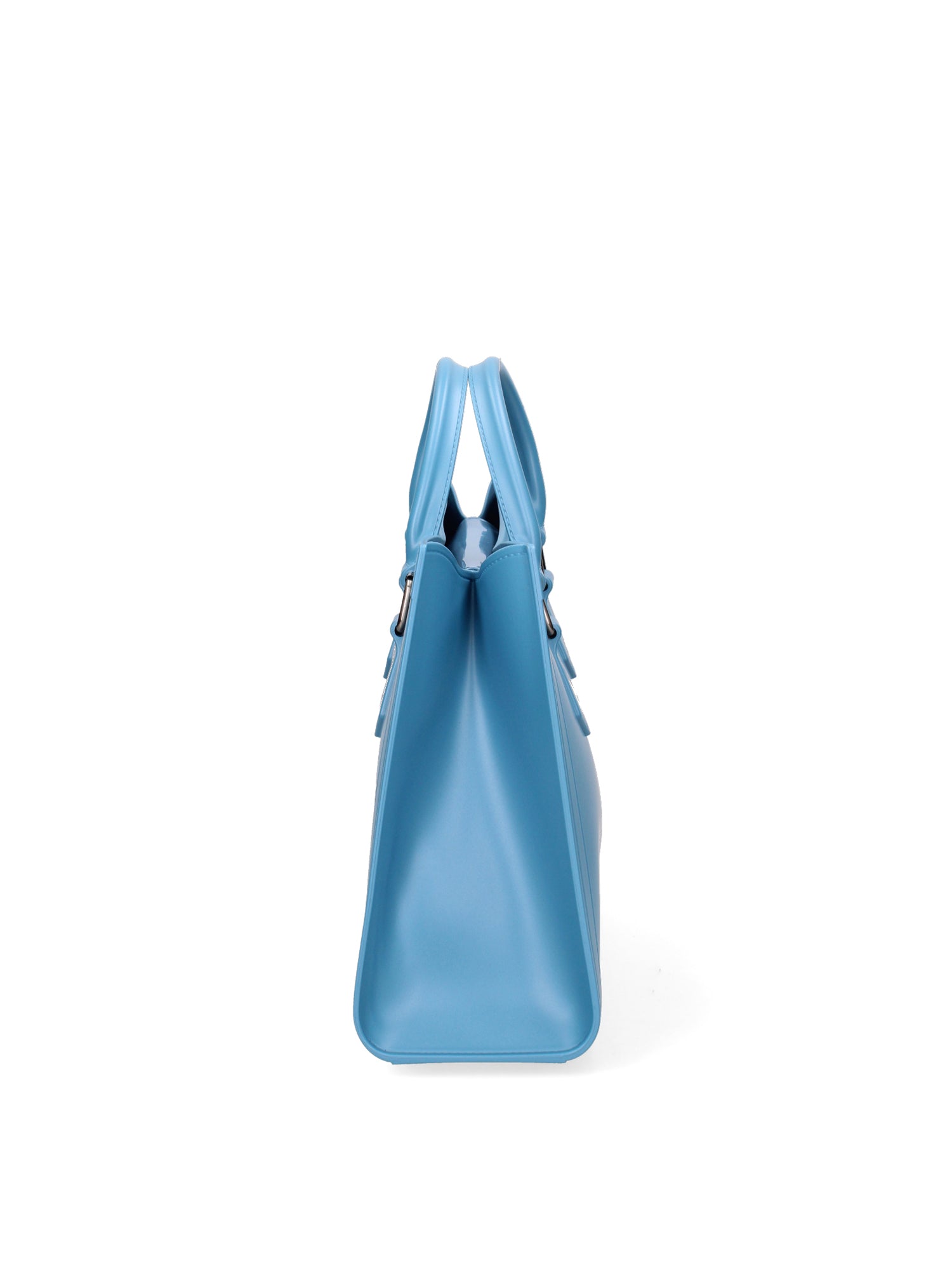 Borsa a mano da donna 100% Pvc FLAT-WOOD-M 24-SUGAR BLUE - BRUSH CDF Marc Ellis