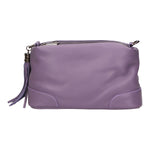 Lidia Borsa a mano da donna Vera pelle 06513-VIOLET Gave Lux