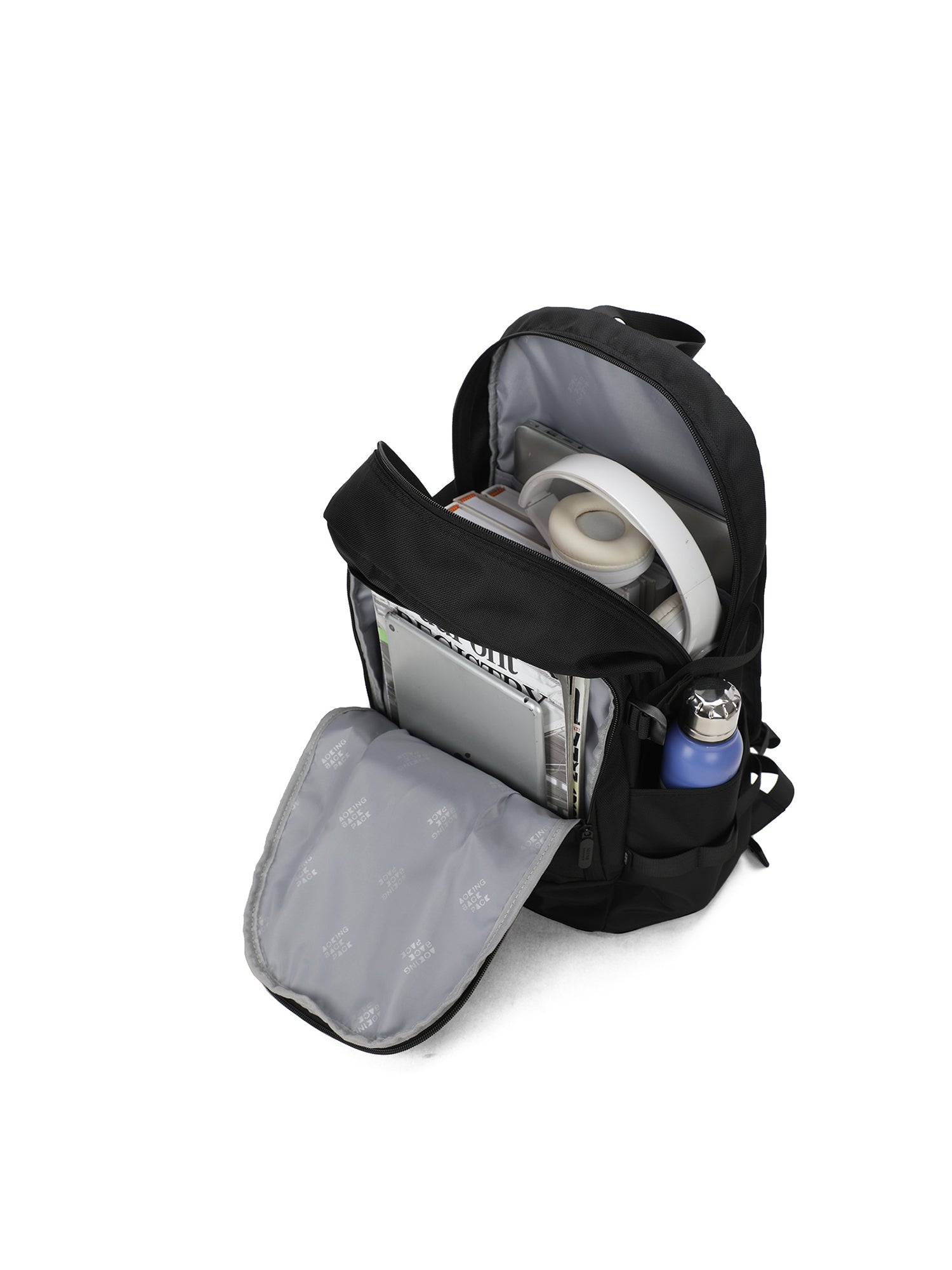 XN3507-BLACK Zaino unisex Voron Chic Aoking