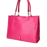 Borsa a mano da donna 100% vera pelle 07138-D02 FUXIA Roberta Rossi