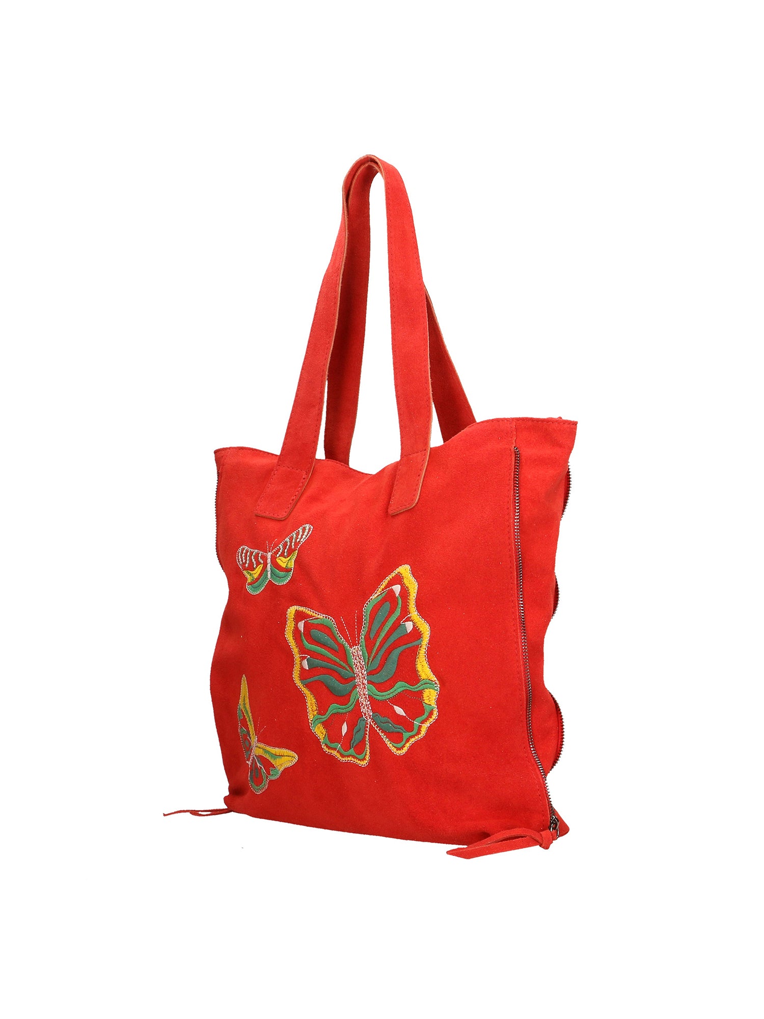 Papillon Borsa a spalla da donna Vera pelle 8620-ROSSO RED Gave Lux