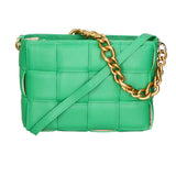 Agostina Borsa a mano da donna Vera pelle 04691-D47 VERDE MELA GREEN APPLE Gave Lux