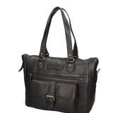Borsa a spalla uomo in vera pelle Casual HILB-3340-NERO Hill Burry