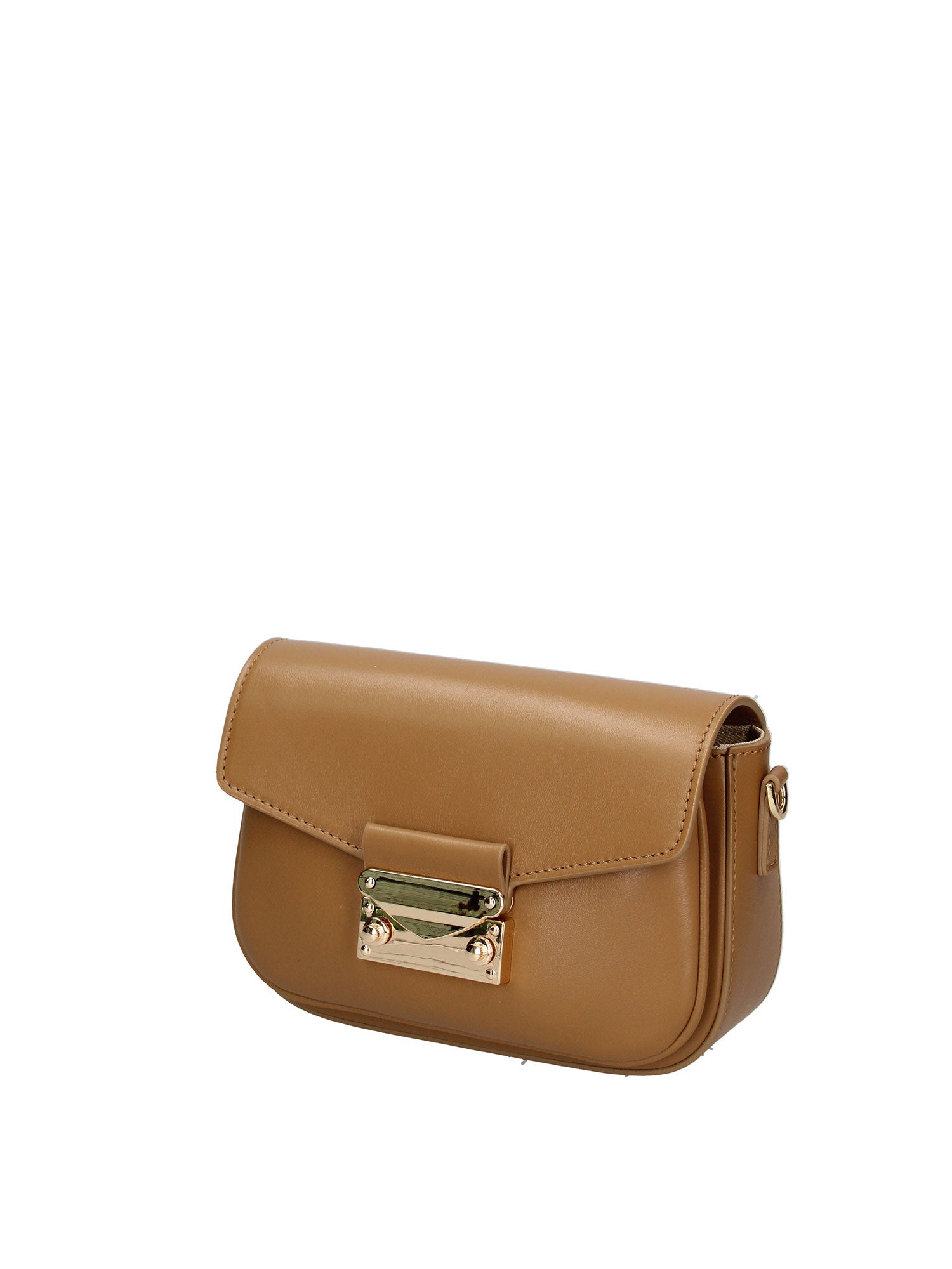 Borsa a tracolla da donna Vera pelle ROB8-SALTED CARAMEL Roberta Rossi