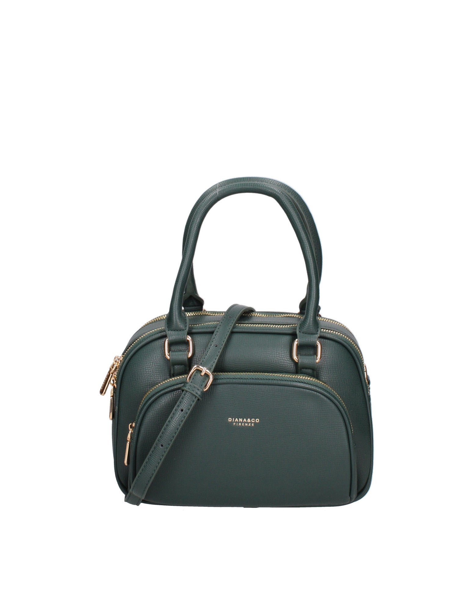 Borsa a mano da donna Ecopelle 601-4-GREEN Diana&co