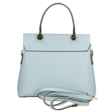 Borsa a mano da donna 100% vera pelle 7708-L366 CIELO Gave Lux