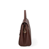 Borsa a mano da donna Ecopelle 635-1-CHOCOLATE Diana&co