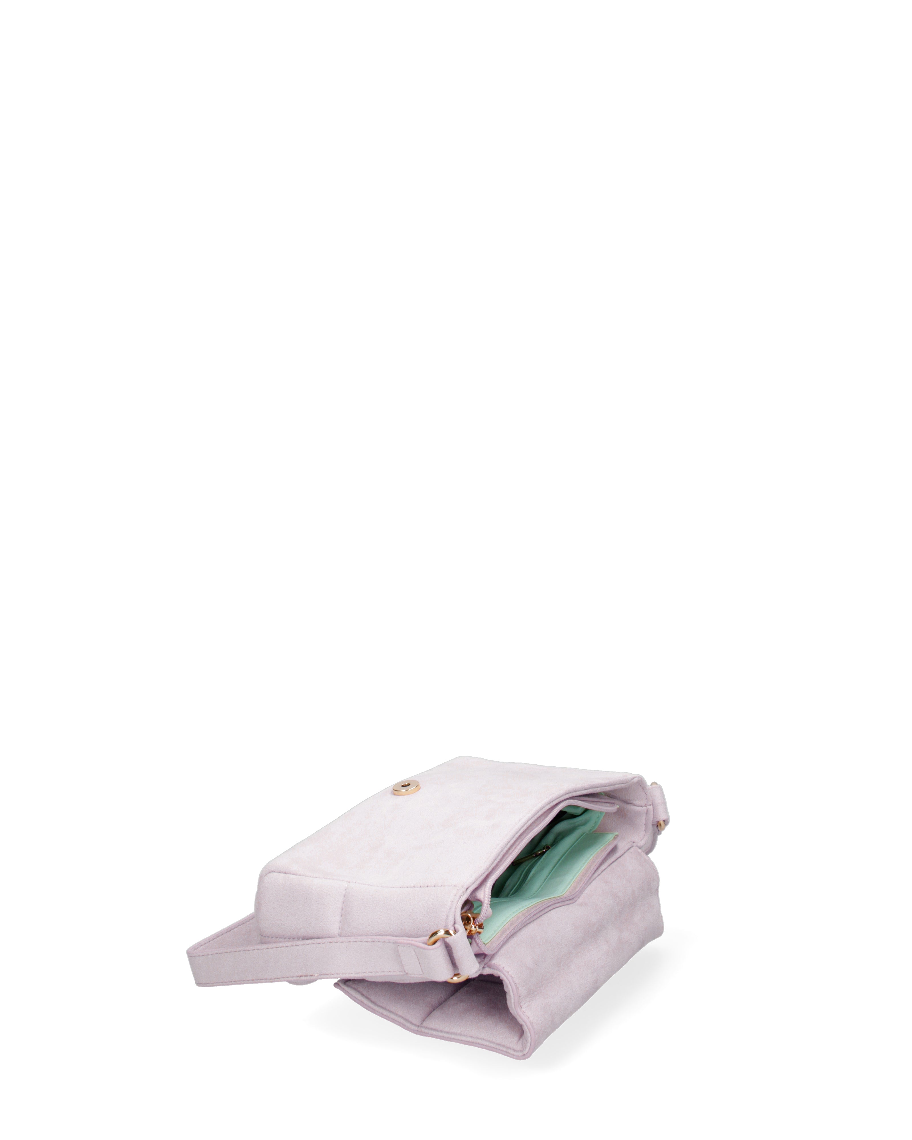 Borsa a spalla da donna Ecopelle DC3323-1-LILAC Diana&co