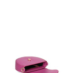Borsa a tracolla da donna 100% pelle ruga JR-W-1017-D. FUXIA-GOLD John Richmond