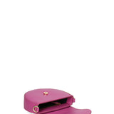 Borsa a tracolla da donna 100% pelle ruga JR-W-1017-D. FUXIA-GOLD John Richmond