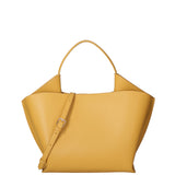 Borsa a mano da donna 100% pelle riciclata 07226-Light yellow Viola Castellani