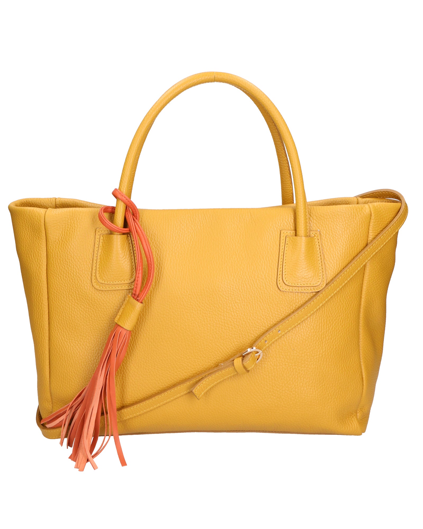 Rosalie Borsa a spalla da donna 100% pelle 06503-D36 SENAPE Gave Lux