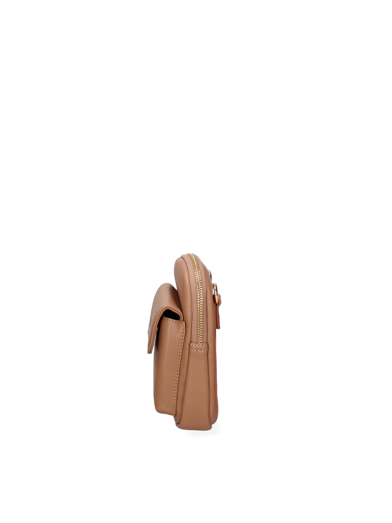 Borsa a tracolla donna Ecopelle e zip 601-1-CAMEL Diana&co