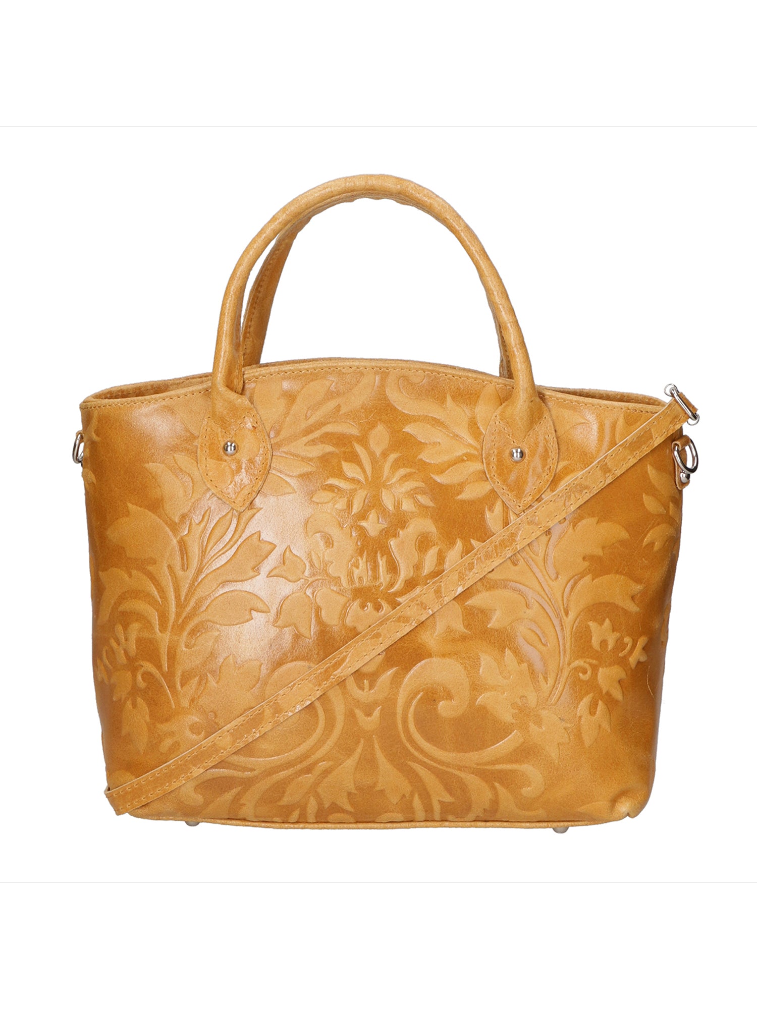 Enza Borsa a mano da donna Vera pelle 8007023FBG-005 CUOIO CHIARO Gave Lux