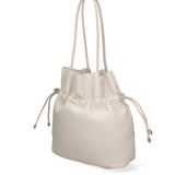 Borsa a spalla da donna 100% PVC F6717-2-BEIGE David Jones