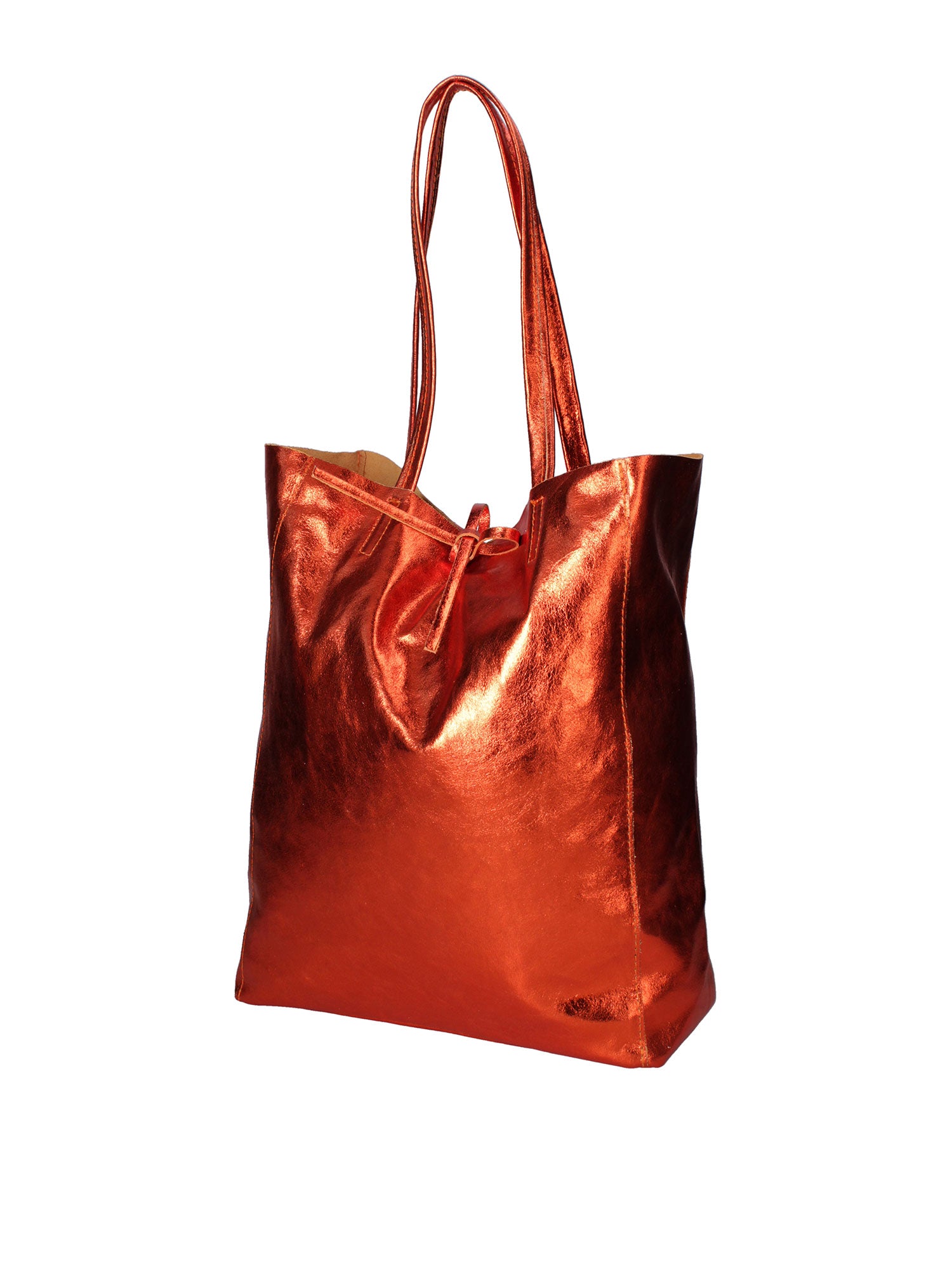 Íris Borsa a mano da donna Vera Pelle 07565-L010 ARANCIO Gave Lux