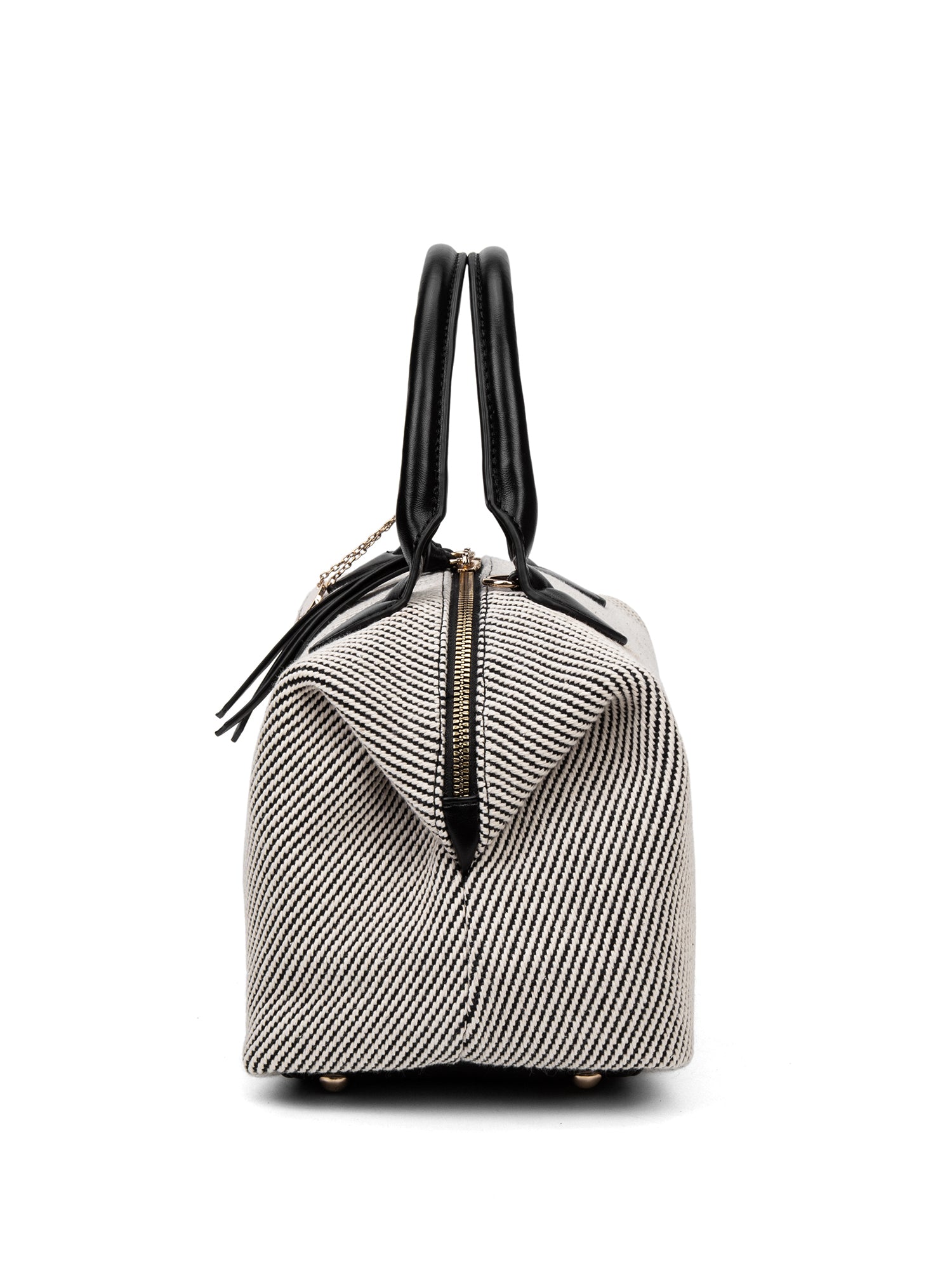 Borsa a mano da donna 100% pelle vegana PU 749-1PT-BLACK Diana&co