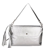 Auralia Borsa a mano da donna Vera pelle 05923-DL1 ARGENTO Gave Lux