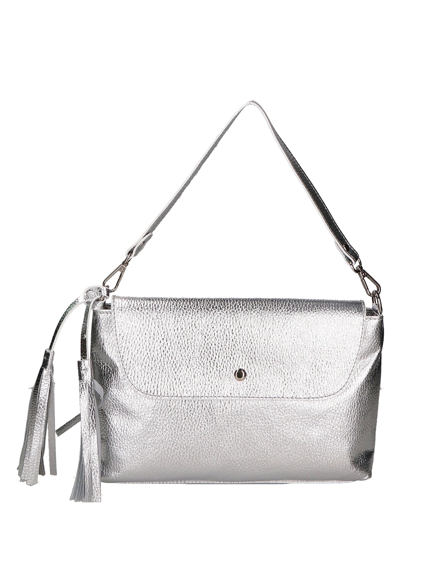 Auralia Borsa a mano da donna Vera pelle 05923-DL1 ARGENTO Gave Lux