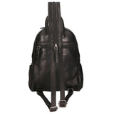 SN5862447-BLACK Zaino unisex in vera pelle Made in Italy Santini Firenze