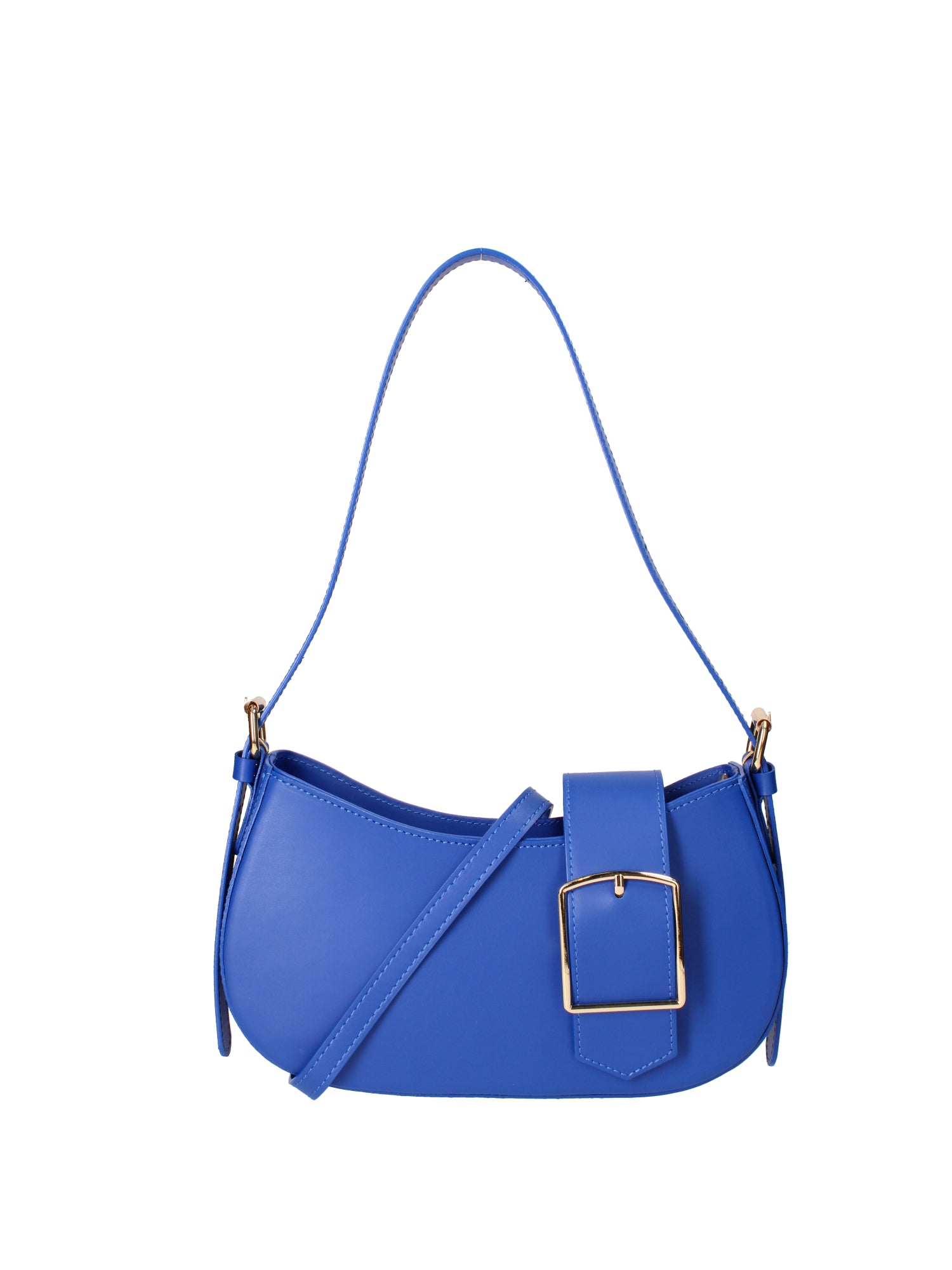 Borsa a spalla da donna 100% vera pelle 07213-L115 BLUETTE Roberta Rossi