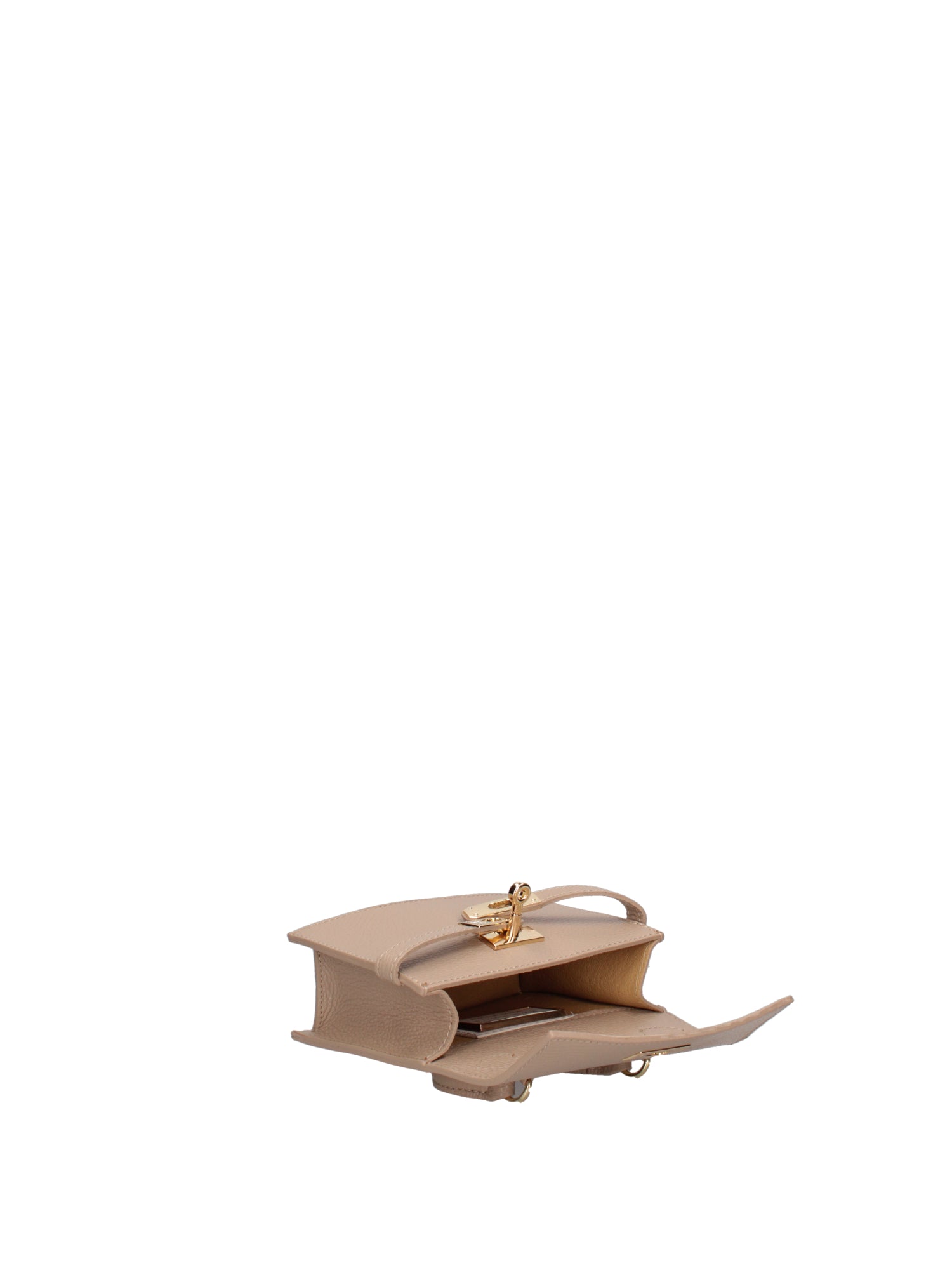 Borsa a mano da donna Vera pelle 07161-D05 CAPPUCCINO Roberta Rossi