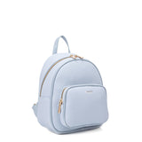 Zaino da donna in pelle vegana Casual 715-2PT-LIGHT BLUE Diana&co