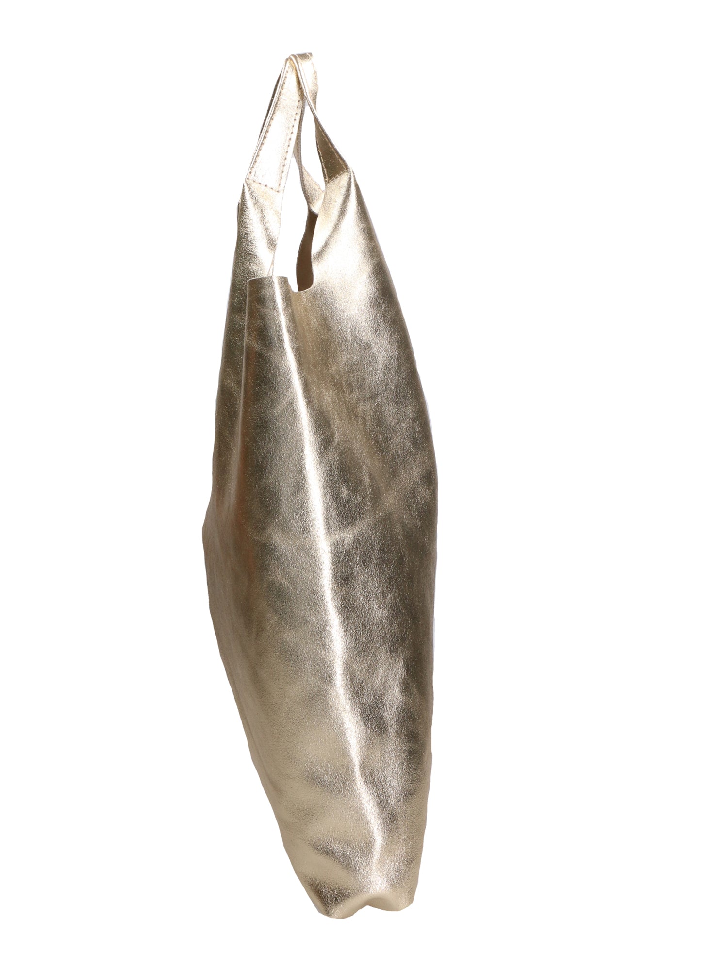 Argenta Borsa a spalla da donna Pelle laminata 05358-L003 ORO Gave Lux