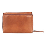 Portafoglio unisex in vera pelle 100% pelle di vacchetta SN2827647-TAN Santini Firenze