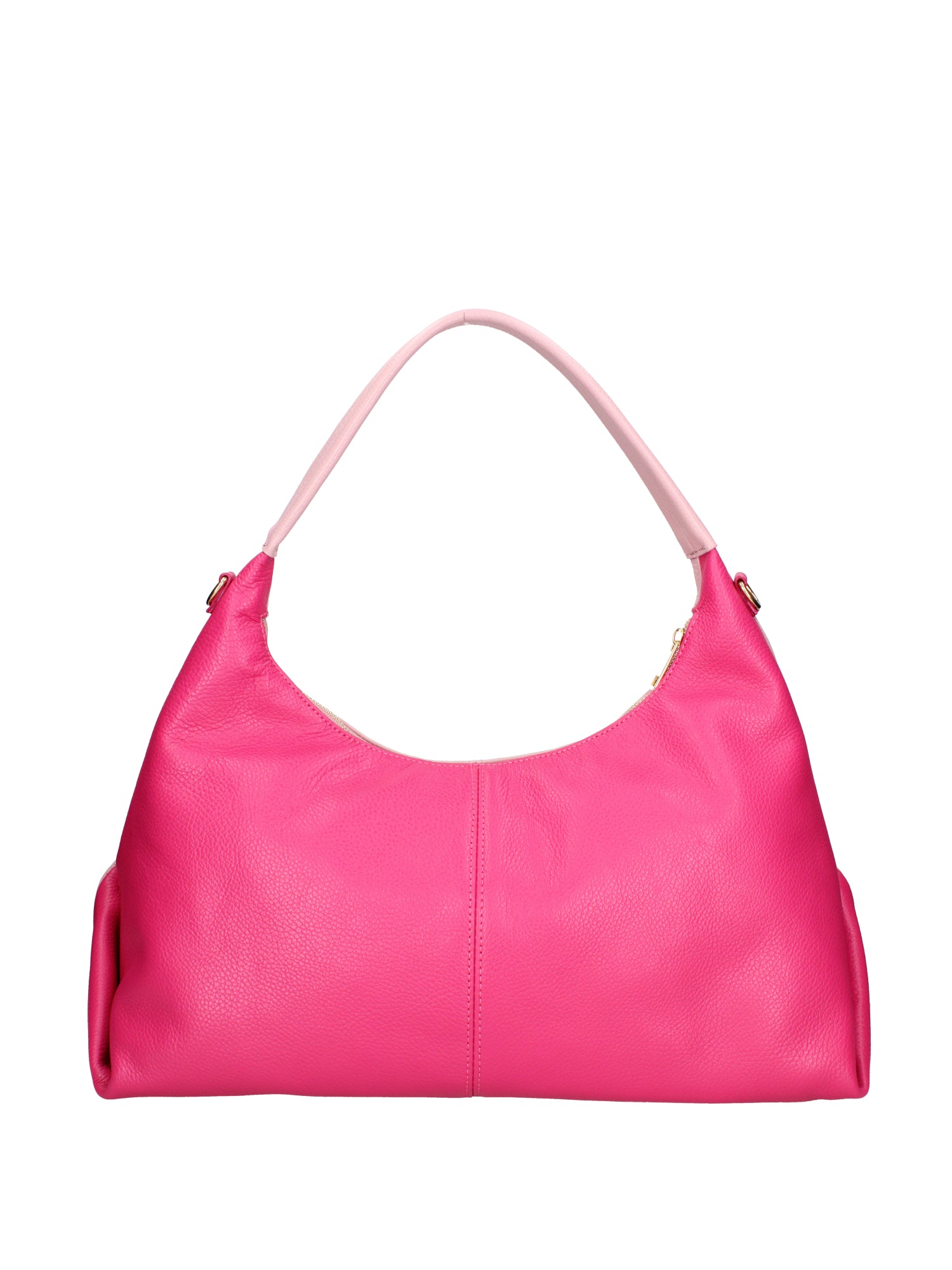 Borsa a spalla da donna Vera pelle 07233-D56 PINK+D02 FUXIA Roberta Rossi