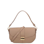 Borsa a spalla da donna Vera pelle 07229-L110 TAUPE Roberta Rossi