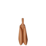 Borsa a mano da donna 100% pelle riciclata 07227-Cuoio Viola Castellani