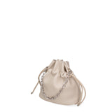 Borsa a secchiello da donna 100% PVC F6717-1-BEIGE David Jones