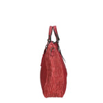Zaffira Borsa a spalla da donna Misto nylon e pelle LK0264-BORDEAUX Gave Lux
