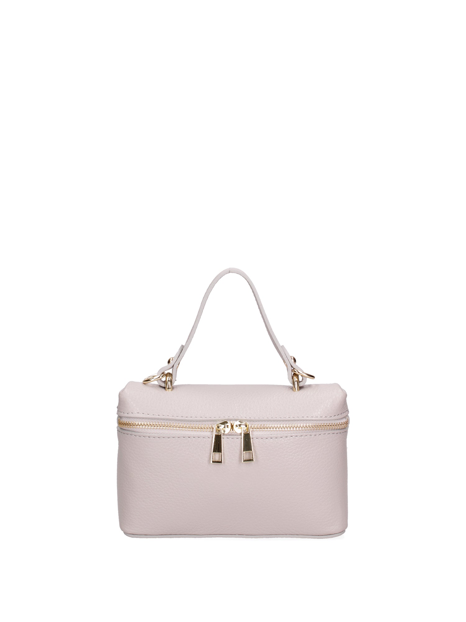 Borsa a mano da donna Vera pelle 07160-D86 GRIGIO PERLA Roberta Rossi