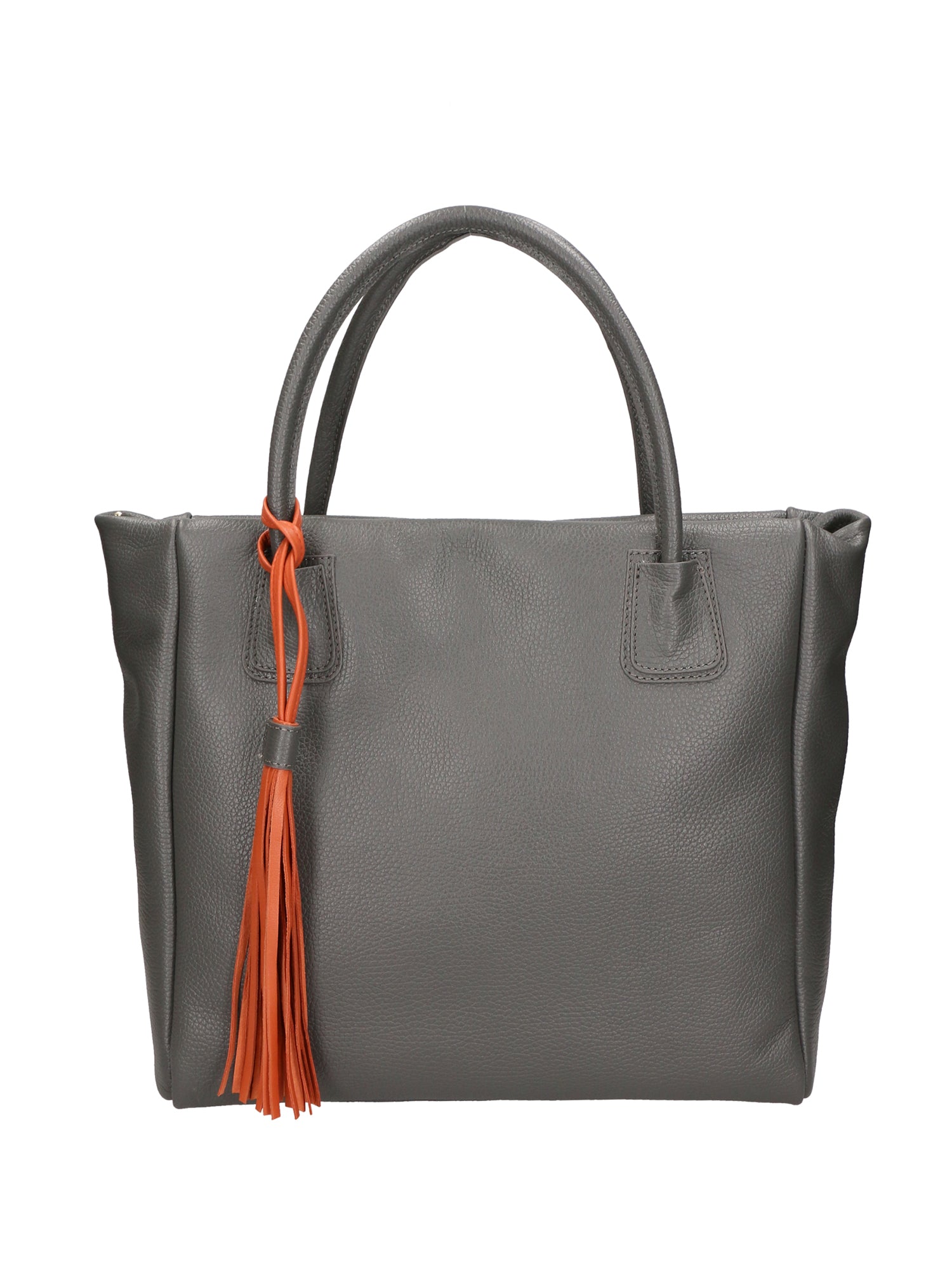 Verdiana Borsa a mano da donna Vera Pelle 06505-D27 GRIGIO SCURO Gave Lux