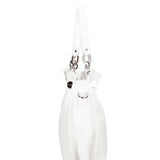 Ereba Borsa a mano da donna Made in Italy 100% pelle 3305-S01 BIANCO Gave Lux