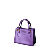 Borsa a mano da donna 100% Pvc FLAT-WOOD-S 24-VIOLET INDIGO - LIGHT OTTONE Marc Ellis