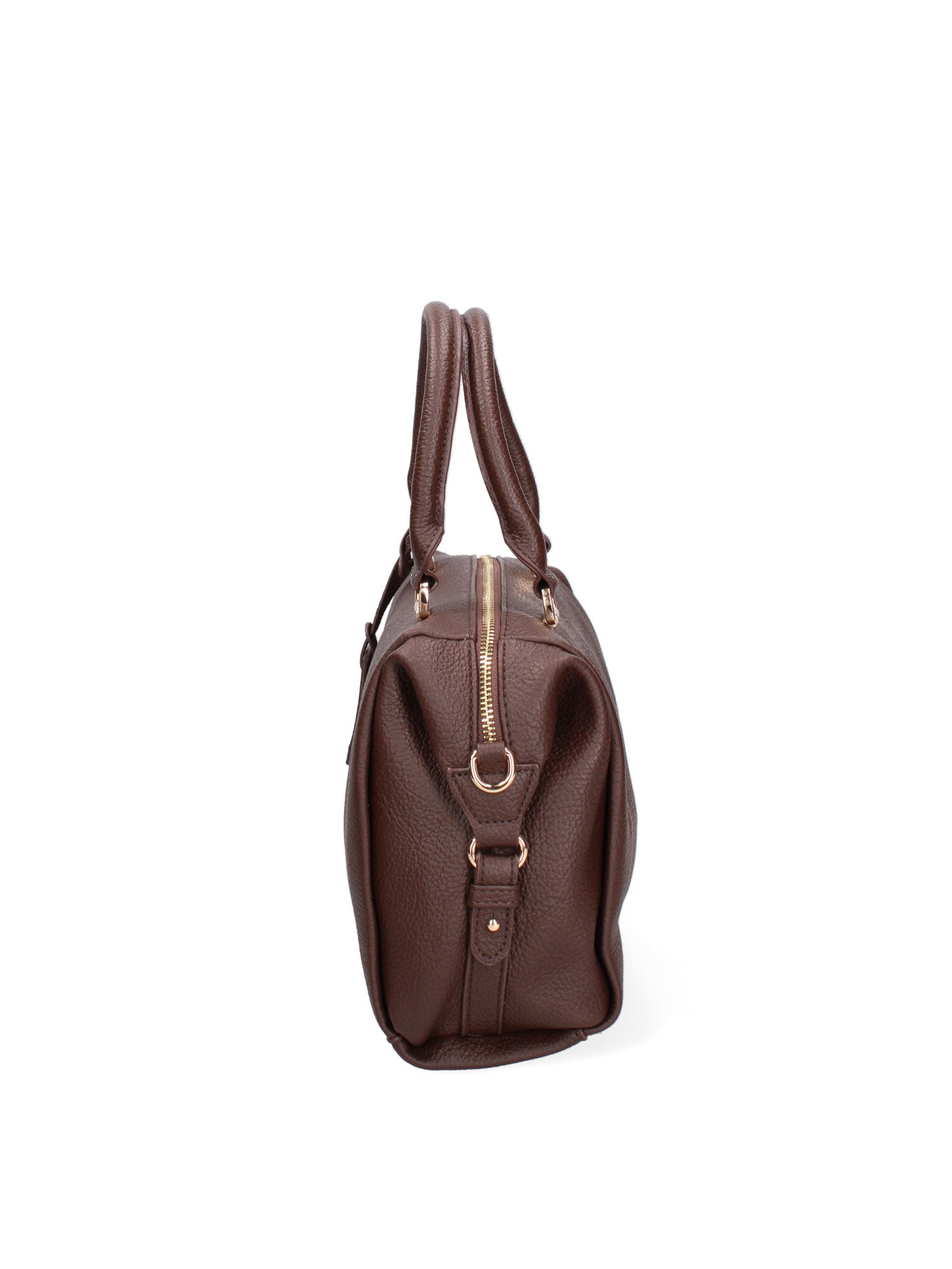 Borsa a mano da donna Ecopelle e Zip 631-1-CHOCOLATE Diana&co