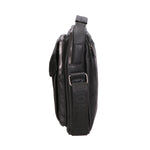 Borsa a tracolla uomo 100% PU Leather PCL3051-BLACK Northampton Polo Club