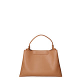 Borsa a mano da donna 100% pelle riciclata 07227-Cuoio Viola Castellani
