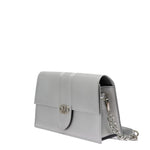 Borsa a mano da donna 100% Pvc FLAT ROOD M-SILVER + OFF SILVER Marc Ellis