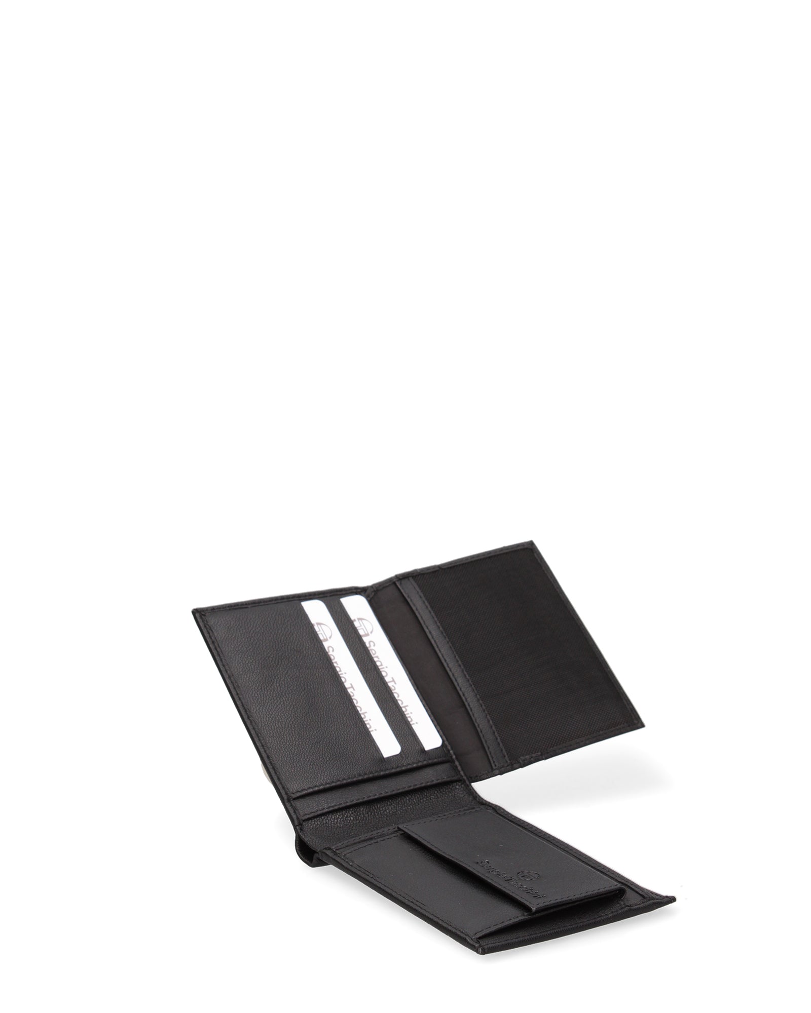 Portafoglio uomo in vera pelle Sfoderato K50TTPP029-NERO Sergio Tacchini