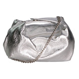 Grace Borsa a mano da donna Vera pelle 06009-L001 ARGENTO Gave Lux
