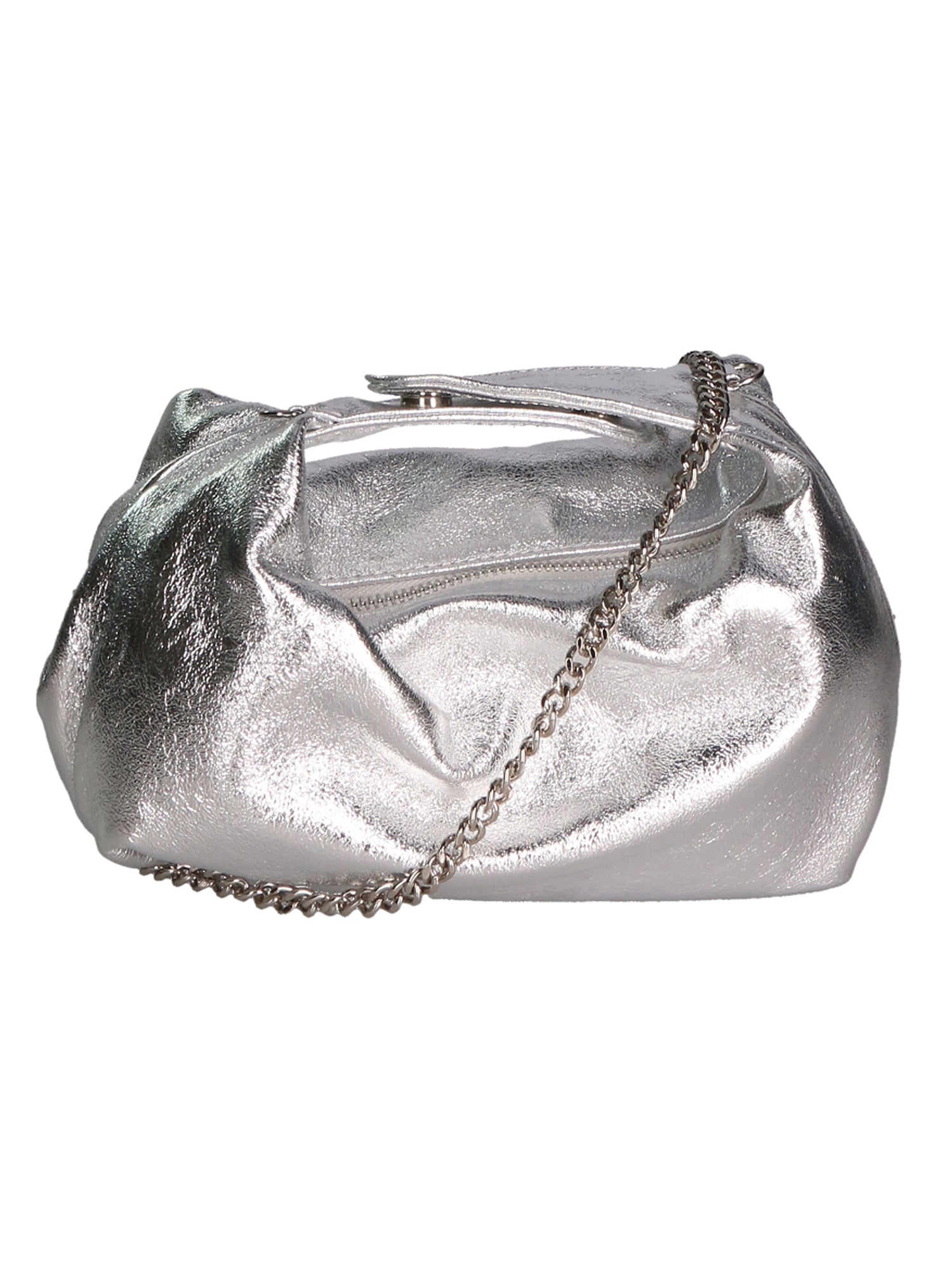 Grace Borsa a mano da donna Vera pelle 06009-L001 ARGENTO Gave Lux