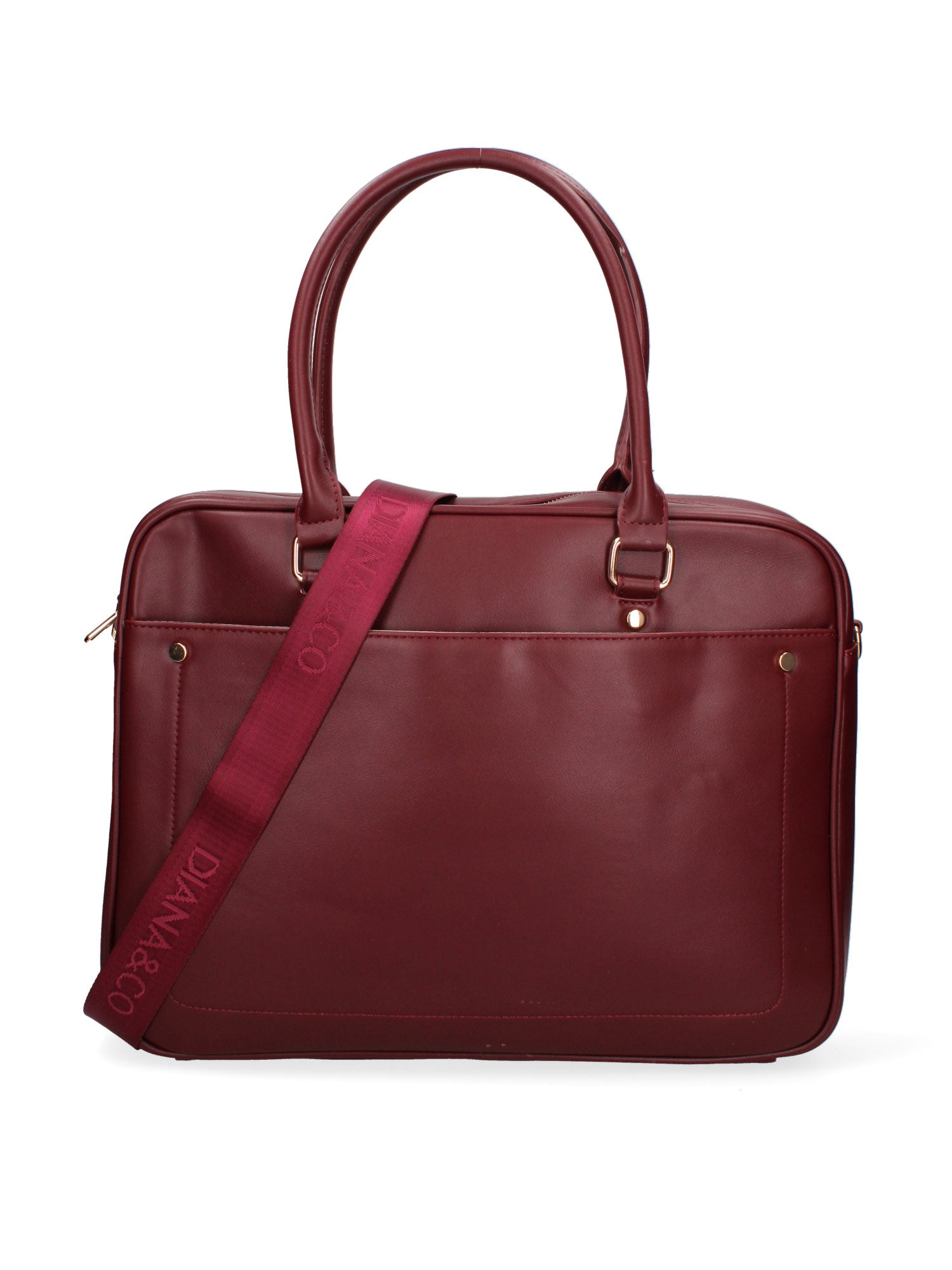 Valora Borsa da lavoro unisex Ecopelle e poliestere 3403-2-BORDEAUX Diana&co